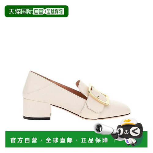 1h可退 奢淘 Bally 扣环缀饰乐福高跟鞋 女 6238156女鞋单鞋