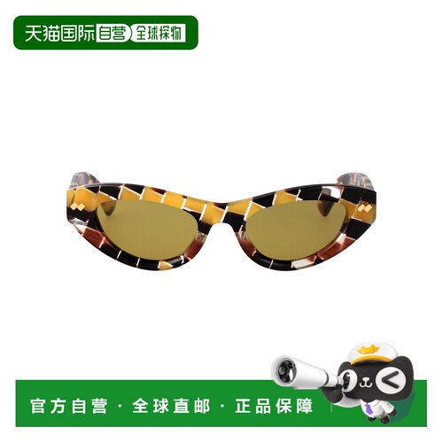 BOTTEGA VENETA 女士眼镜 BV1350S003 SS2025棕色太阳镜