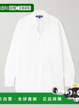 1h可退 潮奢 ralph lauren 拉尔夫劳伦 女士 Damien 刺绣棉质府绸