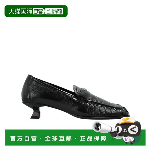 DIESEL 女士芭蕾乐福鞋 Y03835P7846T8013 高跟鞋单鞋黑色 AW2026