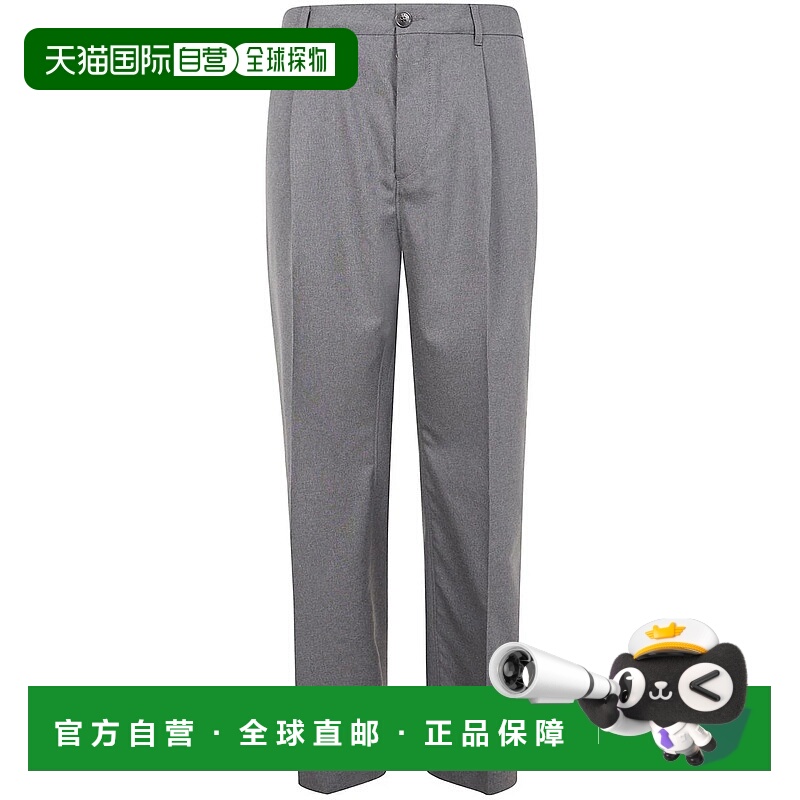 1h可退 MARNI 男士休闲裤 PUMU0286U0TW8390060 SS2025 灰色