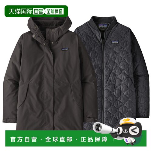 Patagonia 女士户外风衣 1047086BLACK