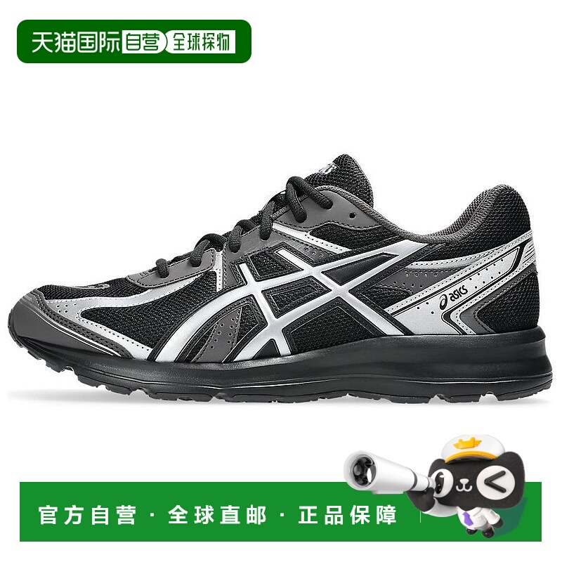 亚瑟士Asics Jog 100S 舒适低帮跑步鞋男女同款黑色