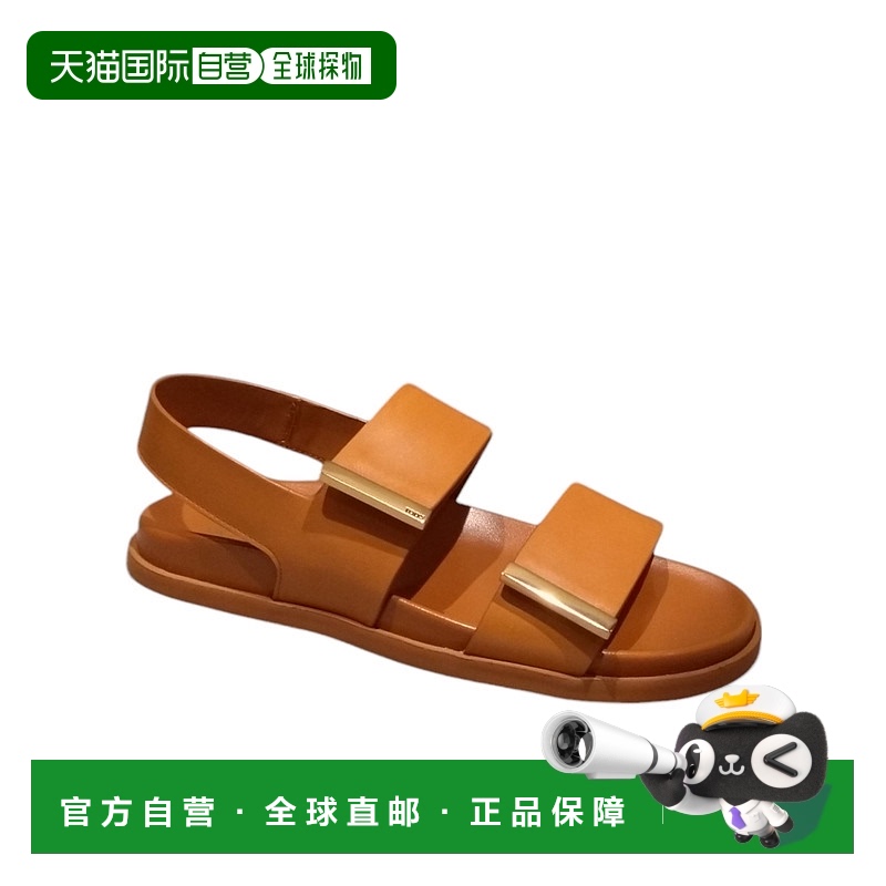 1h可退 TOD'S 女士凉鞋 XXW68K0JE60N6MS410 SS2025 棕色 圆头平