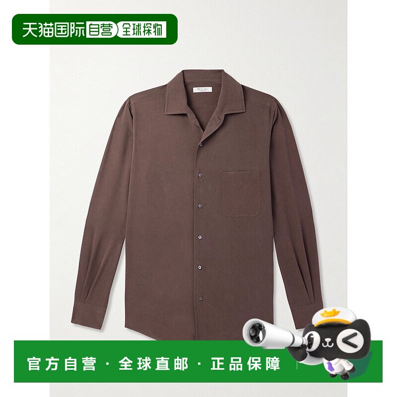 1h可退 潮奢 Loro Piana 诺悠翩雅 男士 Andre 真丝衬衫 FAL4364