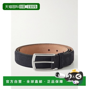 1h可退 潮奢 zegna 杰尼亚 男士 针扣双面皮带 LHCASB014AZ腰带