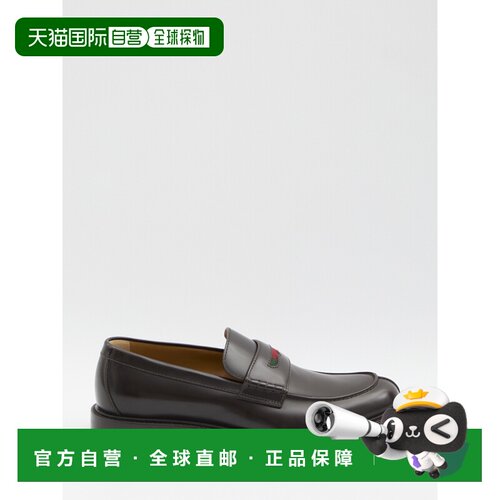 GUCCI 男士休闲鞋 838136AAEYD2243 AW2025 棕色 Black leather l