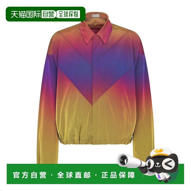 1h可退 DIOR 男士夹克 513C546A6501C477 AW2025 花色 翻领长袖休