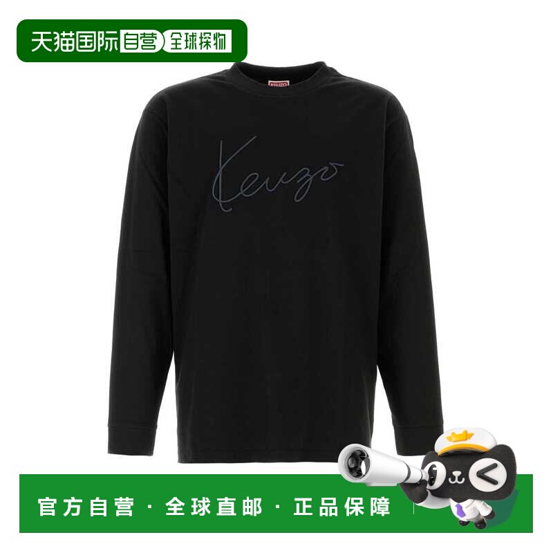 KENZO 男士T恤 FG65TL3614SG99J AW2026 黑色 Suit长袖上衣男装图片