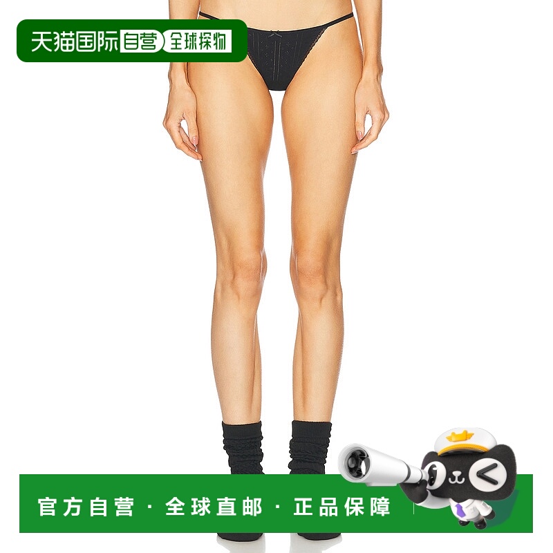 1h可退 潮奢 COUCOU 女士 丁字裤 CC1TTH1PB black黑色 舒适时尚