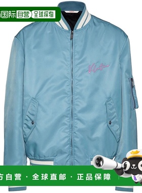 VALENTINO 男士外套 5V3CIF15AD9S02 AW2024 蓝色 VLogo 标志拉链
