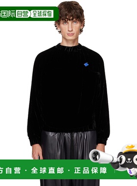 1h可退 潮奢 ADER Error 男士 黑色套头衫 BN01FWSW0101BK