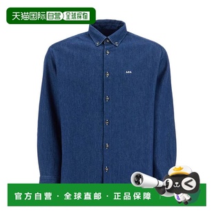 COHALH12586IAL 衬衫 AW2024 蓝色 denim A.P.C. lightweight 男士