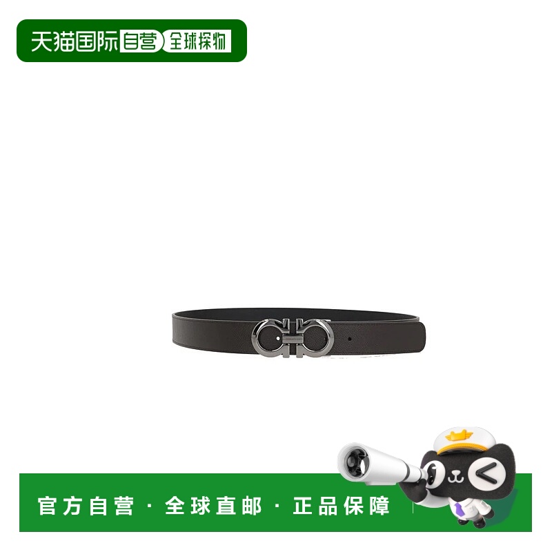 1h可退 SALVATORE FERRAGAMO 男士腰带 675542085DOUBLEADJUSTMOR