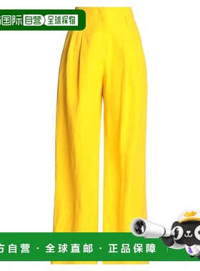 潮奢 ULLA JOHNSON 女士 居家裤子 yellow黄色 舒适时尚