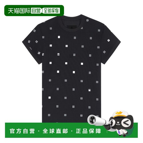 GIVENCHY 女士衬衫 BW70CG3YKA076 SS2024 黑色短袖