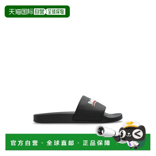BALENCIAGA 男士凉鞋 776818W1S801096 CO 黑色 Slides with logo