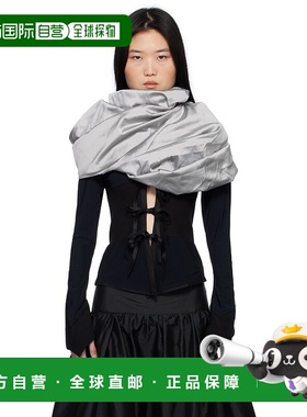 1h可退 潮奢 Paula Canovas Del Vas 女士 黑色 & 灰色 Puff 开衫