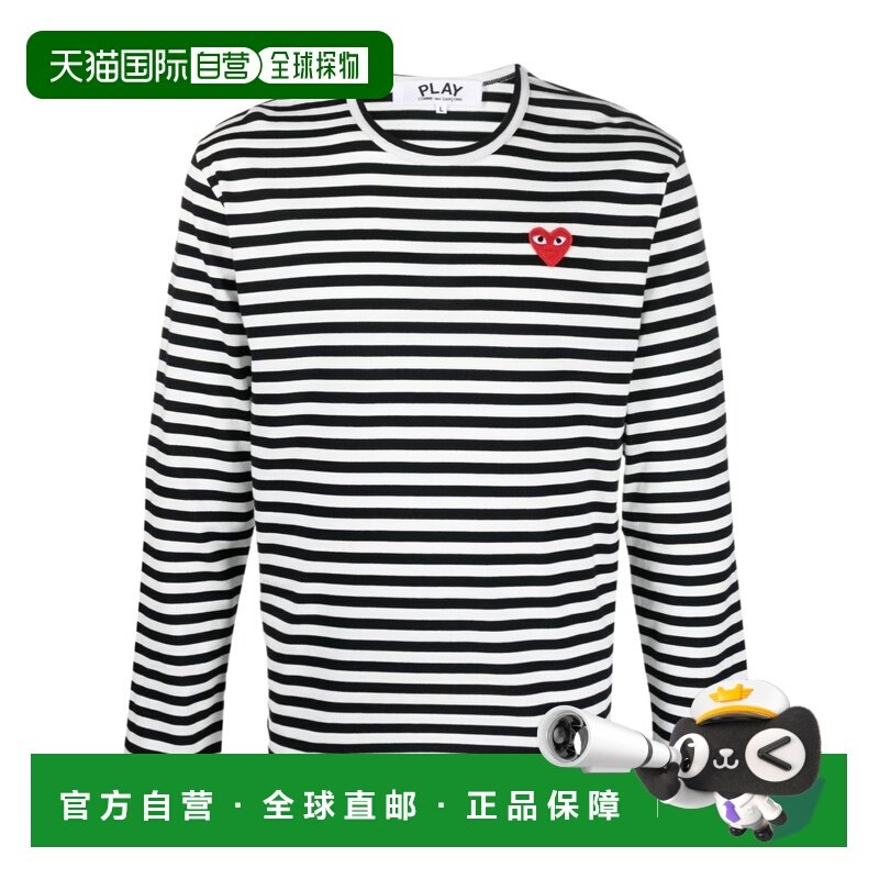 1h可退 COMME DES GARÇONS PLAY 男士T恤 AXT164051 SS2025