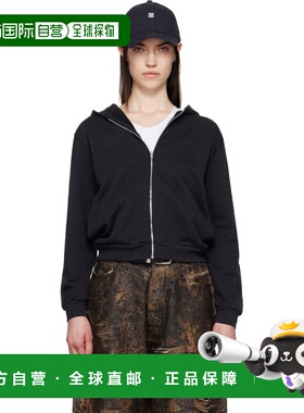 1h可退 潮奢 Acne Studios 艾克妮 女士 黑色拉链连帽衫 CI0185