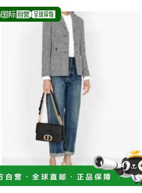 DIOR 女士牛仔裤 912P01A3319X5740 AW2024 蓝色 Boyfriend 直筒