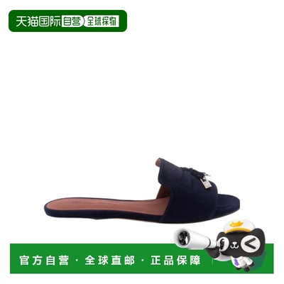 LORO PIANA 女士凉鞋 FAI5580W000 CO 黑色 平底露趾凉拖