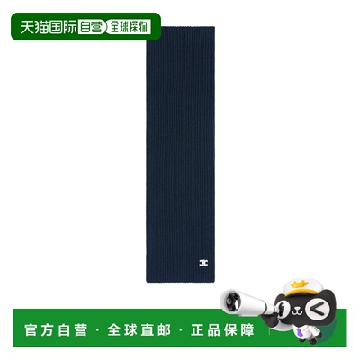 CELINE 女士围巾 AA0GF384D07MR CO 黑色 TRIOMPHE 无缝羊绒围巾