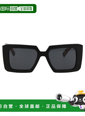 PRADA 女士太阳镜 0PR23YS1AB5S0 SS2025 黑色 Sunglasses