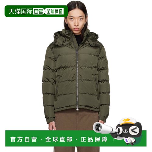 Moncler 盟可睐 男士 卡其色 Maya Matte Short 羽绒夹克 K20911A