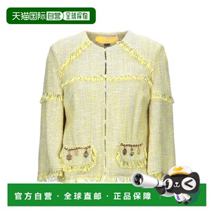 1h可退 潮奢 Elisabetta Franchi 女士 夹克 yellow黄色 舒适时尚