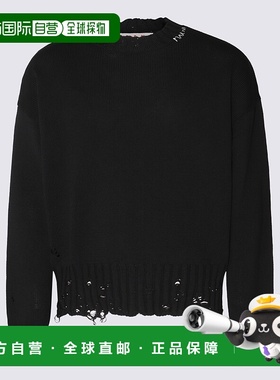 MARNI 男士针织衫 GCMG0210A0UFC65200N99 CO 黑色 Destroyed eff