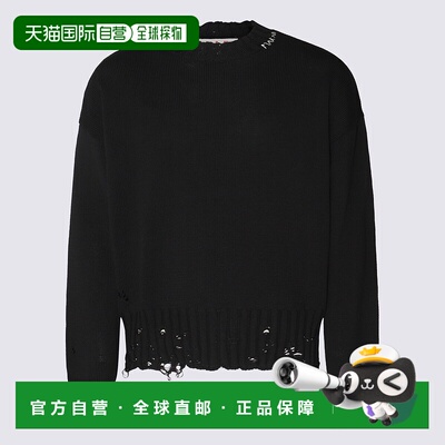MARNI 男士针织衫 GCMG0210A0UFC65200N99 CO 黑色 Destroyed eff