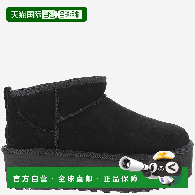 1h可退 UGG 女士靴子 1135092BLK-0 AW2024 黑色 Ugg Classic Ult