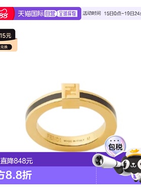 FENDI 女士戒指 8AL217TL9F0A1F SS2026 黄色 Forever 戒指