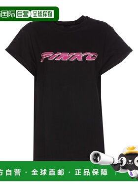 PINKO 女士衬衫 103138A1P7ZW1 SS2024 黑色 PINKO TELESTO t-shi