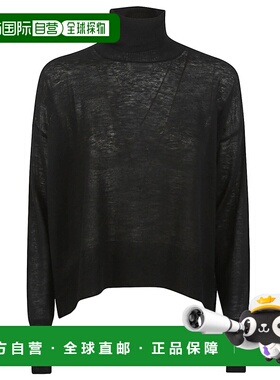 1h可退 潮奢 C.T.plage 女士 CT PLAGE 黑色毛线衫 CT2430215