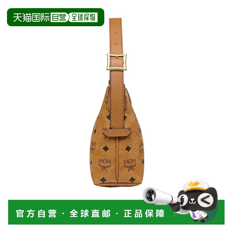 1h可退 MCM 女士斜挎包 MWHESTA01CO001 SS2025 棕色