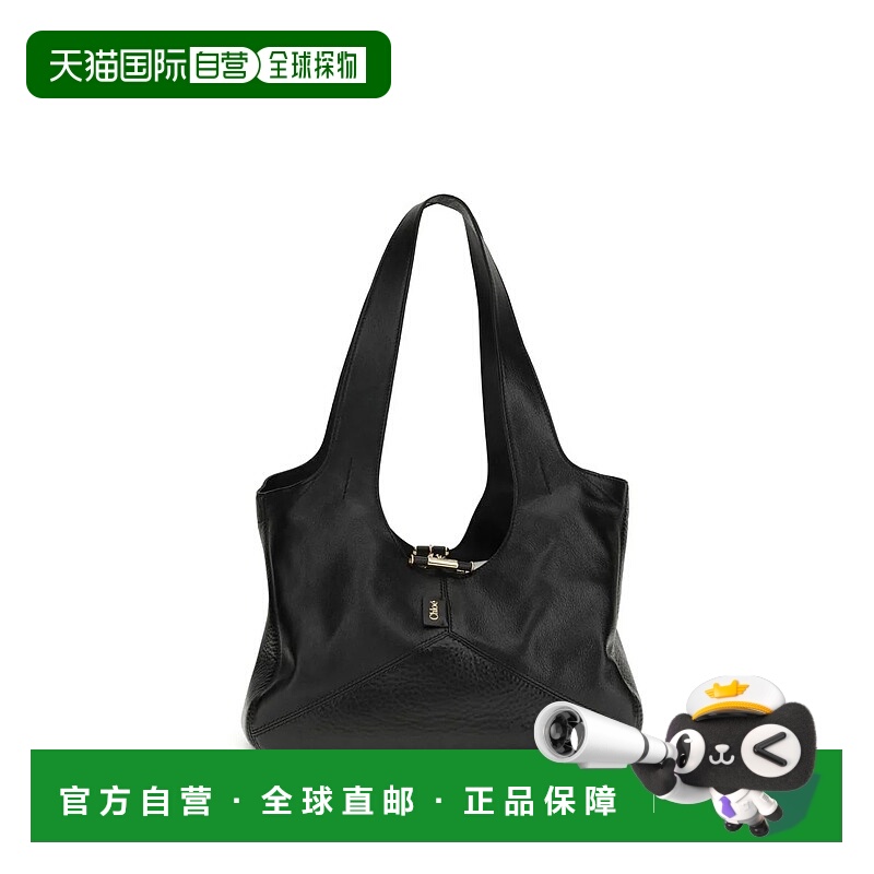 1h可退 CHLOÉ 女士单肩包 CH26SS645Q15001 SS2026 黑色 Chloe Sh