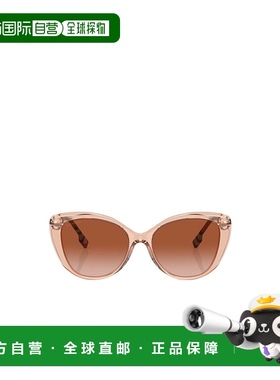 1h可退 BURBERRY 女士眼镜 BE4407408813 SS2024 棕色 猫眼形框太