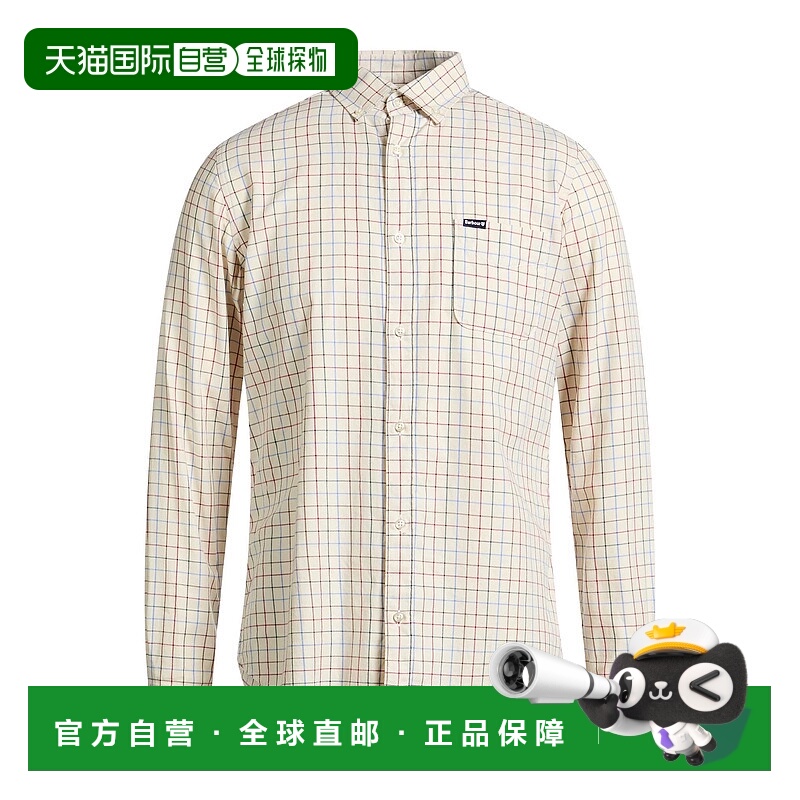 1h可退 潮奢 Barbour 巴伯尔 男士 格纹衬衫 beige米色 舒适时尚