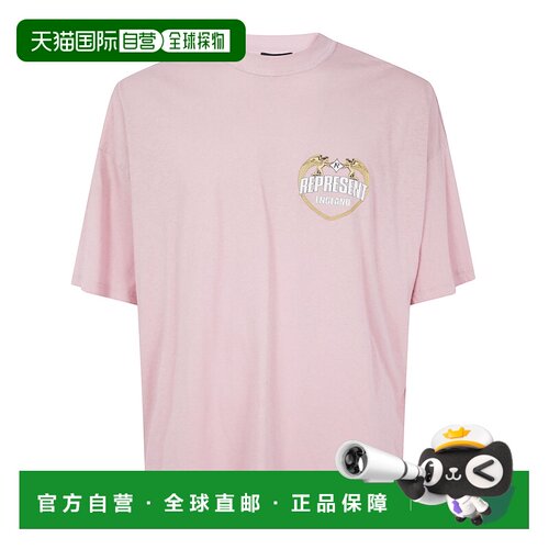 Represent 男士T恤 MLM10017124 SS2026 粉红色 短支付后1h可退