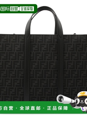 FENDI 男士手提包 7VA390AG0MF0NPN CO 黑色 SHOPPING BAG