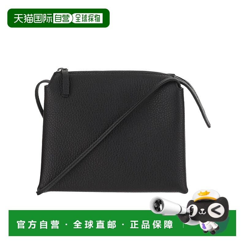 1h可退 THE ROW 女士单肩包 W1236L611BLAN AW2025 黑色 拉链单肩