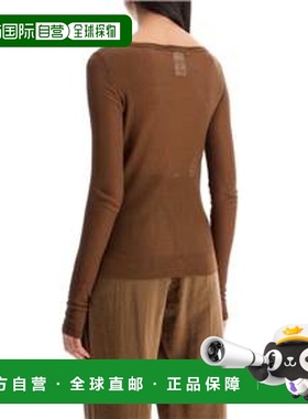 LEMAIRE 女士T恤 TO1278LK1017BR451 AW2024 棕色长袖