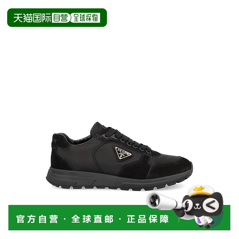 1h可退 PRADA 女士运动鞋 1E021OD7CF0002AI25 AW2025 黑色