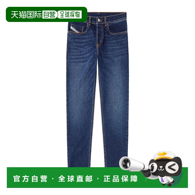 1h可退 DIESEL 男士牛仔裤 A102290ADBG01 SS2026 蓝色 常规牛仔
