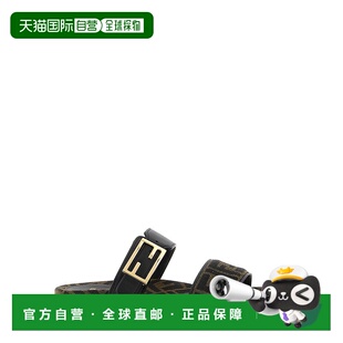 FENDI 女士凉鞋 8X8710AEGVF0R7R AW2025 黑色 SLIPPERS