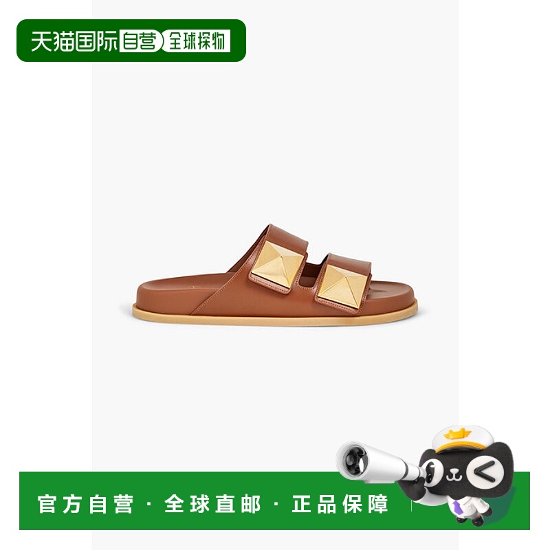 1h可退 潮奢 Valentino 华伦天奴 女士 罗马铆钉皮质凉鞋 W0S0EK2