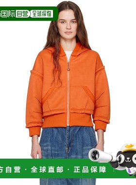 1h可退 潮奢 undercover 高桥盾 女士 橙色拉链连帽衫 UP1E1806
