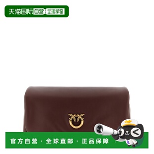 PINKO 女士斜挎包 106178A0QOR49Q SS2026 酒红色 Click Soft Hor